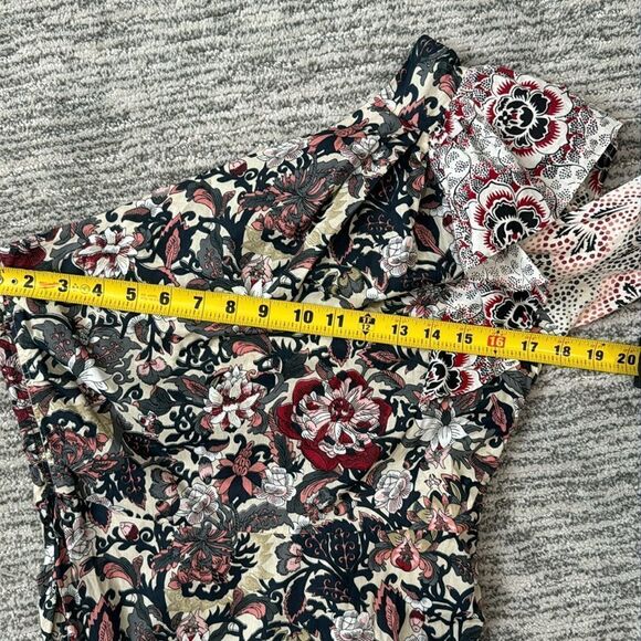 NWT Isabel Marant ÉTOILE Lilia one-sleeve ruched cotton mini dress Sz 38/US 6 - Picture 7 of 14